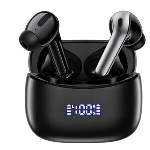 Wireless Earbuds, USB Cable,Case, Wireless Earbuds, Eartips